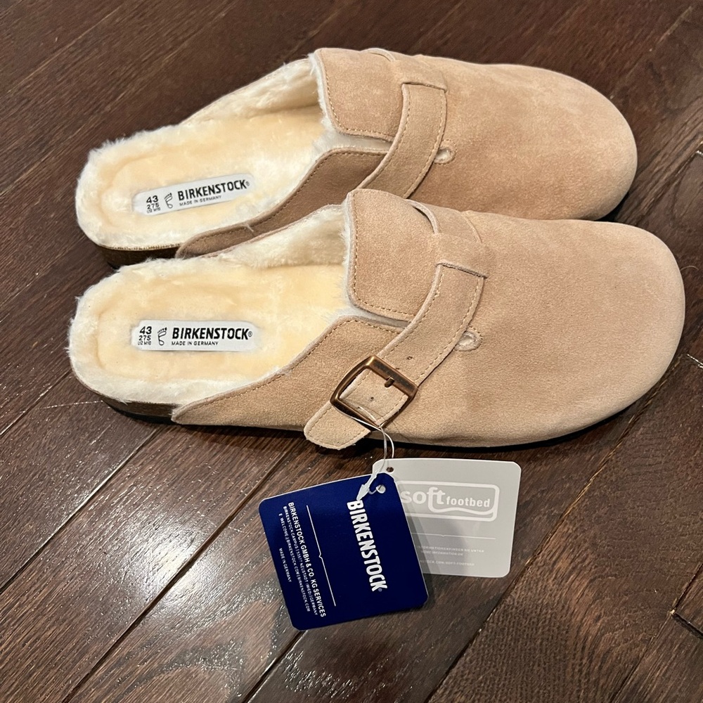 Birkenstock Tan Suede Women's Shoes